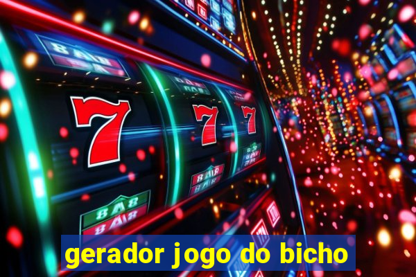 gerador jogo do bicho